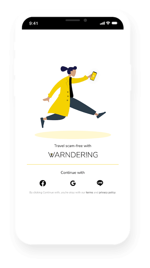 Warndering write review page